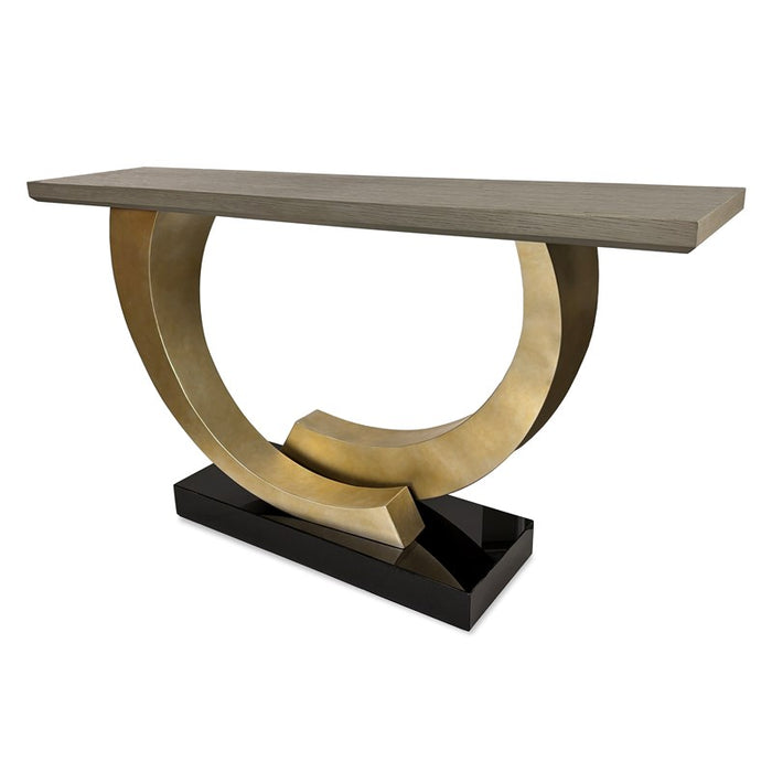 Ambella Home Collection - Halo Console Table - Silver - 07309-850-002 - GreatFurnitureDeal