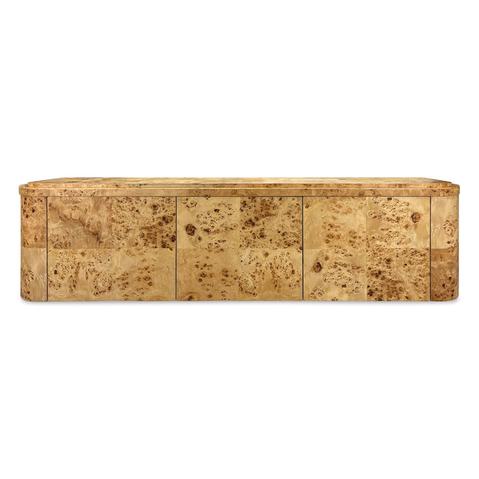 Ambella Home Collection - Naomi Wall Hanging Console - Burl - 07311-850-001 - GreatFurnitureDeal
