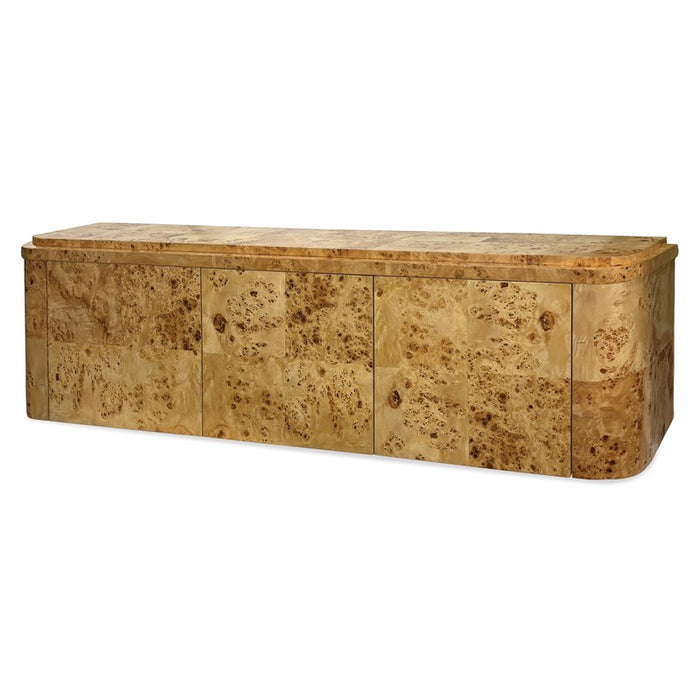 Ambella Home Collection - Naomi Wall Hanging Console - Burl - 07311-850-001 - GreatFurnitureDeal