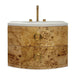 Ambella Home Collection - Cirque Wall Sink Chest - Burl - 07312-110-101 - GreatFurnitureDeal