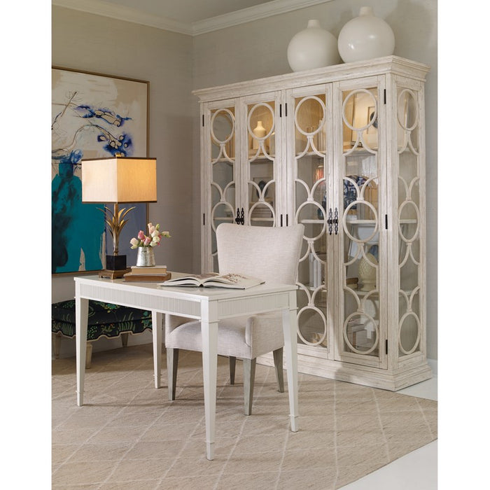 Ambella Home Collection - Reeded Writing Desk - Linen - 09170-300-007