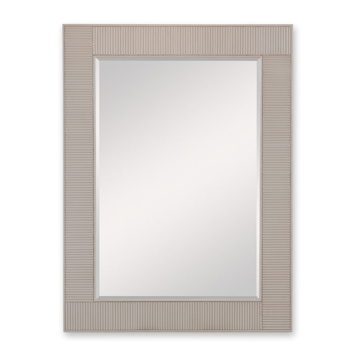 Ambella Home Collection - Reeded Mirror - Linen - 09170-980-007 - GreatFurnitureDeal