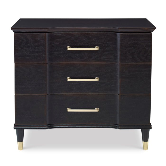 Ambella Home Collection - Valmont Nightstand - Rubbed Raven - 09221-230-026 - GreatFurnitureDeal