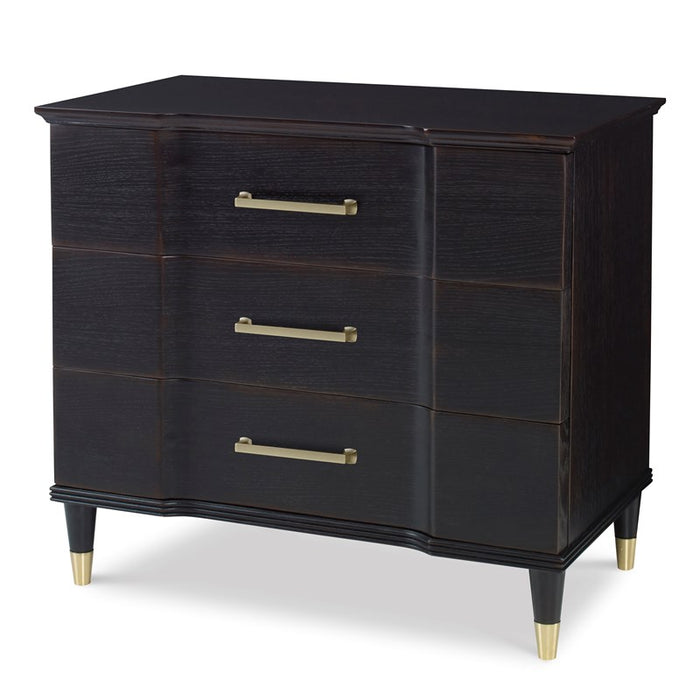 Ambella Home Collection - Valmont Nightstand - Rubbed Raven - 09221-230-026 - GreatFurnitureDeal