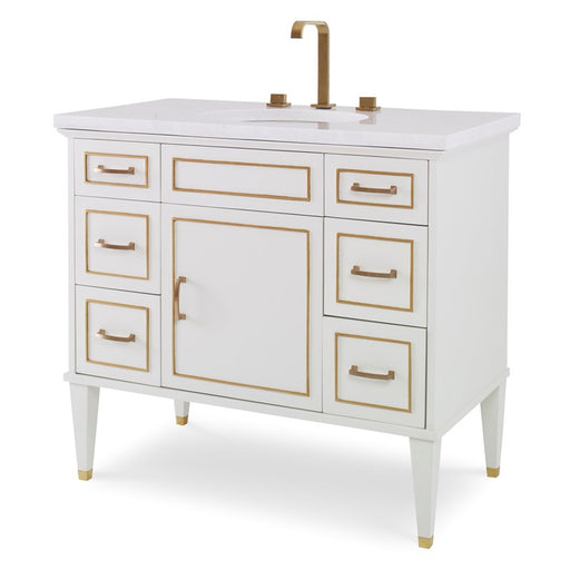 Ambella Home Collection - Toulouse Sink Chest - Glacier - 09227-110-305