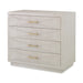 Ambella Home Collection - Shagreen Pyramid Chest - Linen - 09255-820-007