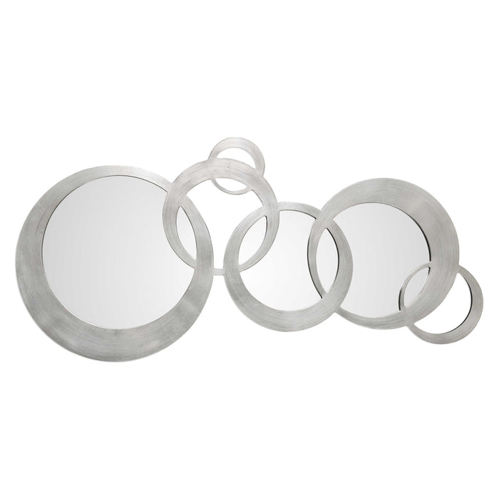 Uttermost - Odiana Silver Rings Modern Mirror- 09303 - GreatFurnitureDeal