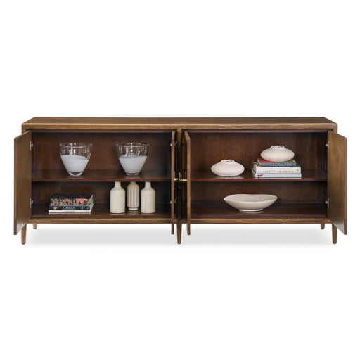 Ambella Home Collection - Mitchell Credenza in Gold Leaf - 09312-820-010 - GreatFurnitureDeal