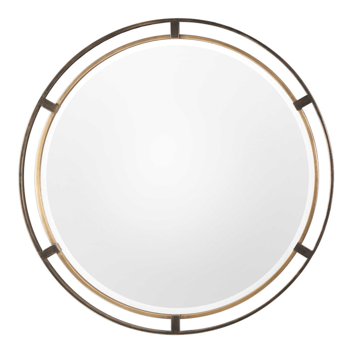 Uttermost - Carrizo Bronze Round Mirror - 09332