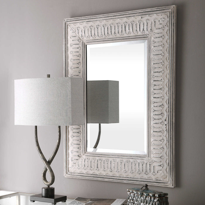 Uttermost - Argenton Aged Gray Rectangle Mirror - 09455
