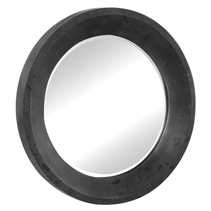 Uttermost - Frazier Round Industrial Mirror - 09589
