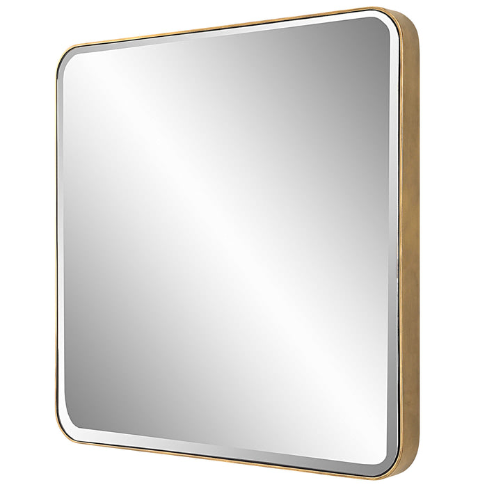 Uttermost - Hampshire Square Gold Mirror - 09794 - GreatFurnitureDeal
