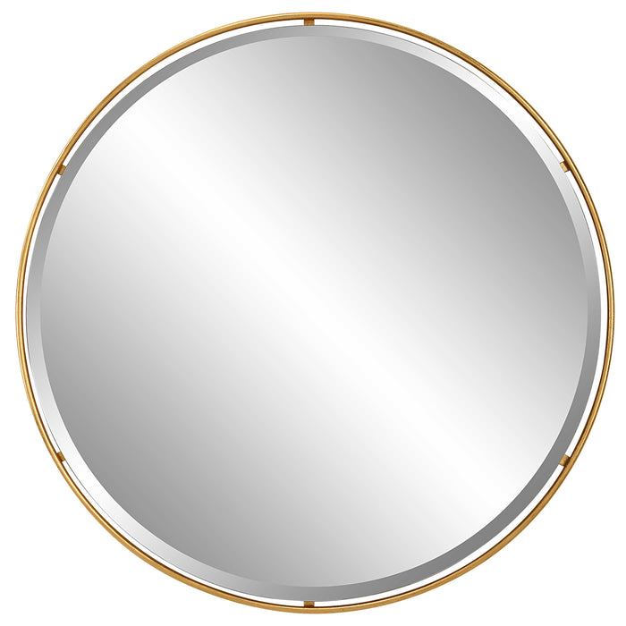 Uttermost - Canillo Round Mirror in Gold - 09832