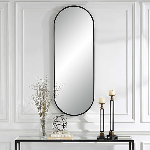 Uttermost - Varina Tall Black Mirror - 09843 - GreatFurnitureDeal