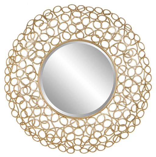 Uttermost - Swirl Round Gold Mirror - 09850 - GreatFurnitureDeal