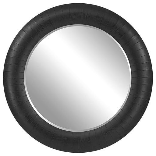 Uttermost - Stockade Dark Round Mirror - 09855 - GreatFurnitureDeal