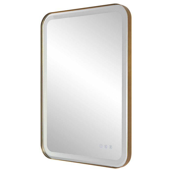 Uttermost - Crofton Lighted Brass Vanity Mirror - 09862