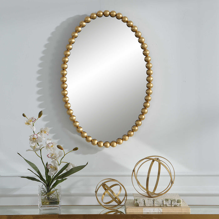 Uttermost - Serna Gold Oval Mirror - 09875