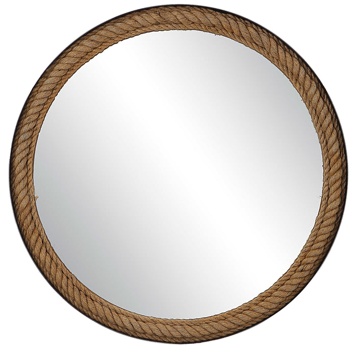 Uttermost - Bolton Round Rope Mirror - 09867 - GreatFurnitureDeal