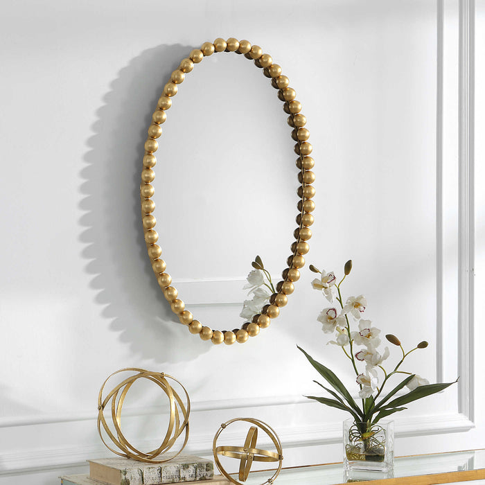 Uttermost - Serna Gold Oval Mirror - 09875