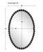Uttermost - Serna Black Oval Mirror - 09876 - GreatFurnitureDeal