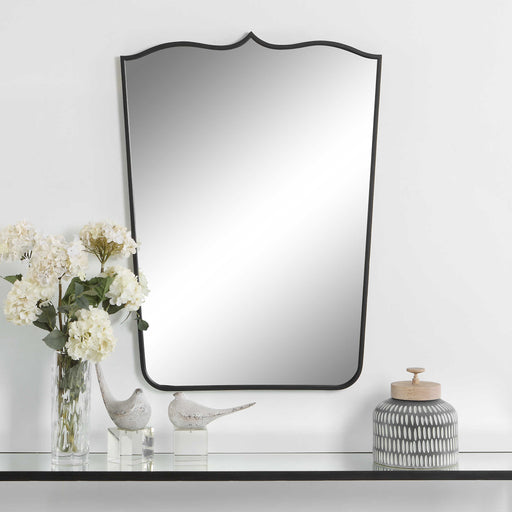 Uttermost - Tiara Curved Iron Mirror - 09881 - GreatFurnitureDeal