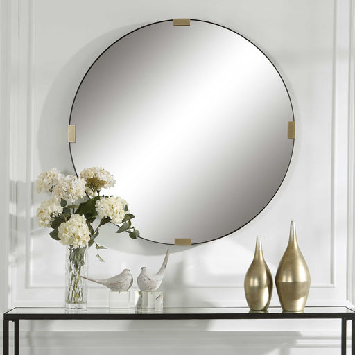 Uttermost - Clip Modern Round Mirror - 09882 - GreatFurnitureDeal