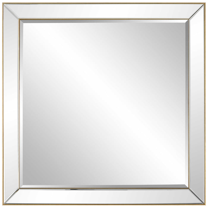 Uttermost - Lytton Gold Square Mirror- 09891 - GreatFurnitureDeal
