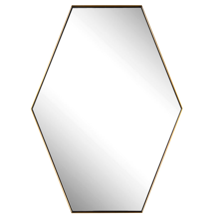 Uttermost - Ankara Brass Hexagon Mirror - 09894