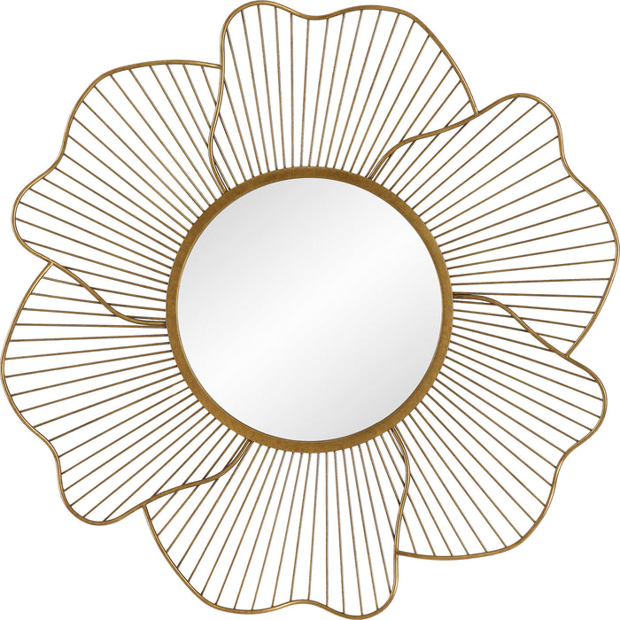 Uttermost - Blossom Gold Floral Mirror - 09912 - GreatFurnitureDeal