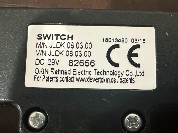 OKIN- Replacement Two Button Switch W/ Snap Connector -JLDK.06.03.00 - GreatFurnitureDeal