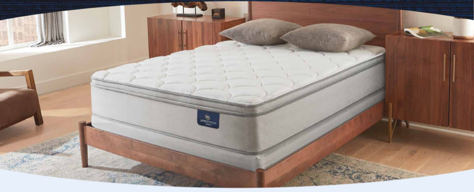 Serta Mattress - Signature Suite Hotel One Sided 13.5" Euro Top Queen Mattress - Signature Suite X-EURO-TOP-QUEEN - GreatFurnitureDeal