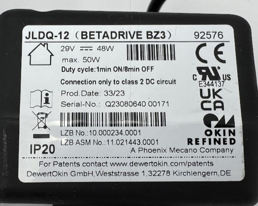 La-Z-Boy - Power Linear Actuator Replacement Power Lumbar Motor - 10.000234 Okin Betadrive 3 BZ3 92576 - GreatFurnitureDeal