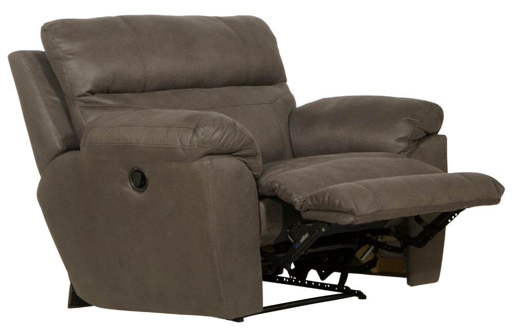 Catnapper - Atlas Wall Hugger Recliner in Charcoal - 1000-4-CHARCOAL - GreatFurnitureDeal