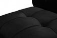 Meridian Furniture - Limitless 174.5" Velvet Upholstered 8 Piece Modular Sectional - 645Black-8PC - GreatFurnitureDeal