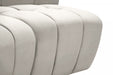 Meridian Furniture - Limitless 174.5" Velvet Upholstered 8 Piece Modular Sectional - 645Cream-8PC - GreatFurnitureDeal