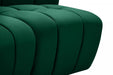 Meridian Furniture - Limitless 174.5" Velvet Upholstered 8 Piece Modular Sectional - 645Green-8PC - GreatFurnitureDeal