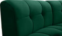 Meridian Furniture - Limitless 174.5" Velvet Upholstered 8 Piece Modular Sectional - 645Green-8PC - GreatFurnitureDeal