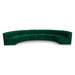 Meridian Furniture - Limitless 174.5" Velvet Upholstered 8 Piece Modular Sectional - 645Green-8PC - GreatFurnitureDeal