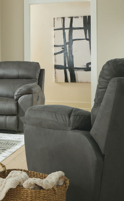 Catnapper - Atlas 3 Piece Living Room Set in Charcoal - 1001-09-4-CHARCOAL - GreatFurnitureDeal