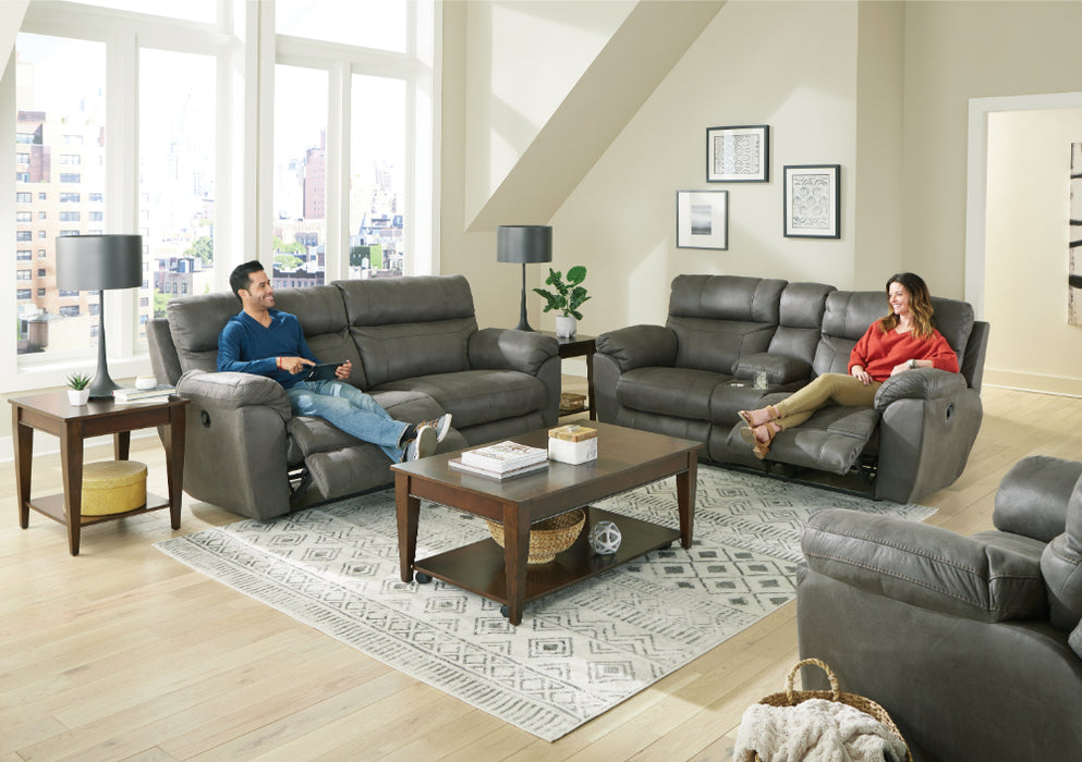 Catnapper - Atlas Wall Hugger Recliner in Charcoal - 1000-4-CHARCOAL - GreatFurnitureDeal