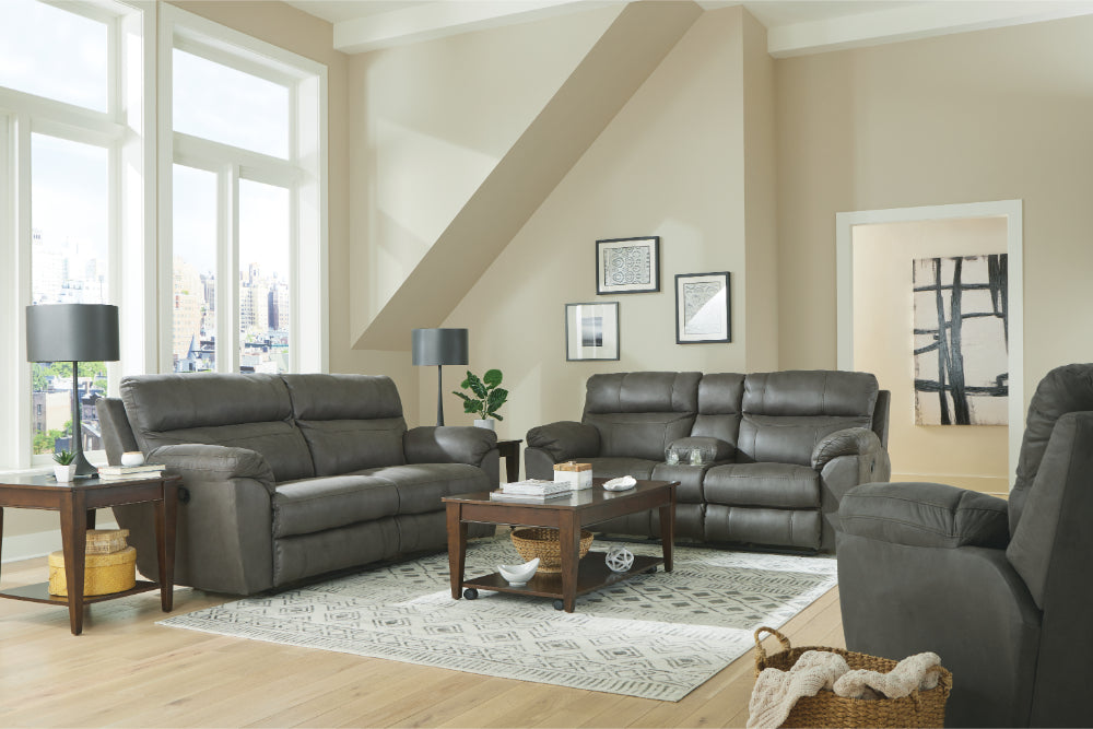 Catnapper - Atlas Wall Hugger Recliner in Charcoal - 1000-4-CHARCOAL - GreatFurnitureDeal