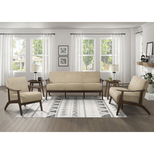 Homelegance - Carlson 3 Piece Living Room Set - 1032BR-3-3SET - GreatFurnitureDeal