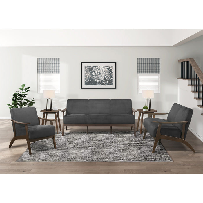 Homelegance - Carlson 2 Piece Living Room Set - 1032DG-3-2SET - GreatFurnitureDeal