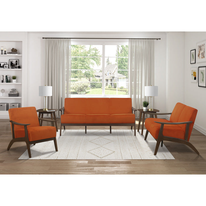 Homelegance - Carlson 3 Piece Living Room Set - 1032RN-3-3SET - GreatFurnitureDeal