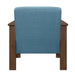 Homelegance - Helena Accent Chair with Storage Arms - 1048BU-1 - GreatFurnitureDeal