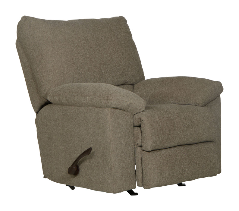 Catnapper - Tyler Power Wall Hugger Recliner in Pewter/Barley - 61060-4-PEWTER - GreatFurnitureDeal