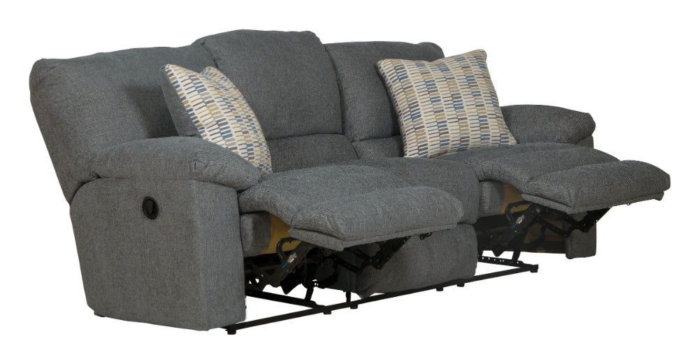 Catnapper - Tyler 3 Piece Power Reclining Living Room Set in Stonewash/Mineral - 61061-62-4-MINERAL - GreatFurnitureDeal