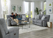Catnapper - Tyler Power Reclining Loveseat in Stonewash/Mineral - 61062-MINERAL - GreatFurnitureDeal