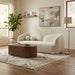 Meridian Furniture - Elowen 91" Cream Fabric Upholstered Sofa - 107Cream-S - GreatFurnitureDeal